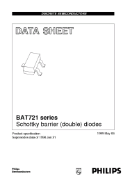 Datasheet BAT721C/T1 manufacturer Philips