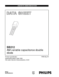 Datasheet BB212 manufacturer Philips