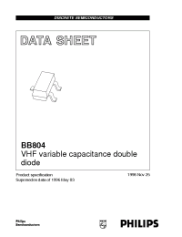 Datasheet BB804 manufacturer Philips