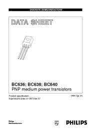 Datasheet BC638-16 manufacturer Philips