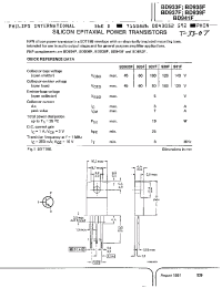 Datasheet BD939F manufacturer Philips