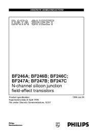 Datasheet BF246B manufacturer Philips