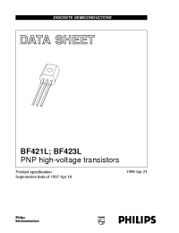Datasheet BF423L manufacturer Philips