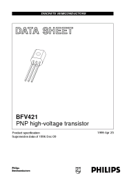 Datasheet BFV421 manufacturer Philips