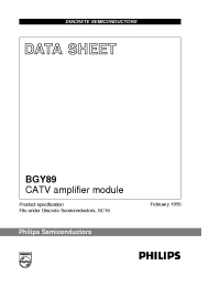 Datasheet BGY89 manufacturer Philips