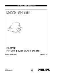 Datasheet BLF202 manufacturer Philips