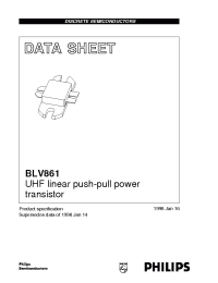 Datasheet BLV861 manufacturer Philips