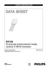Datasheet BS108AMO manufacturer Philips