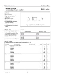 Datasheet BYD17D/T1 manufacturer Philips