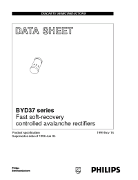 Datasheet BYD37J manufacturer Philips