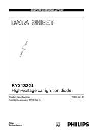 Datasheet BYX133GL manufacturer Philips