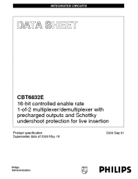 Datasheet CBT6832E manufacturer Philips