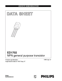 Datasheet ED1702 manufacturer Philips