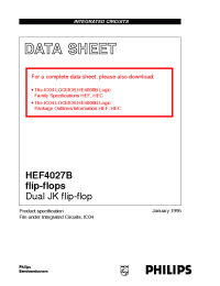 Datasheet HEC4027BD manufacturer Philips