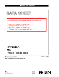 Datasheet HEF4046B manufacturer Philips