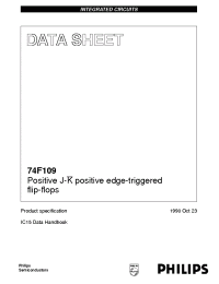 Datasheet I74F109D manufacturer Philips