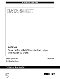 Datasheet N74F2244D manufacturer Philips