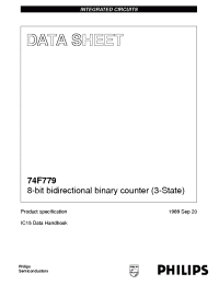 Datasheet N74F779D manufacturer Philips