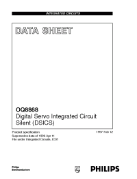 Datasheet OQ8868 manufacturer Philips