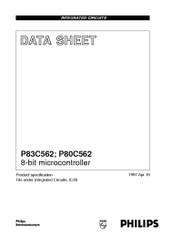 Datasheet P80C562EHA/02 manufacturer Philips