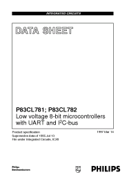 Datasheet P83CL781HDH manufacturer Philips