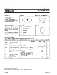 Datasheet PBYR1045D manufacturer Philips