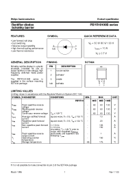 Datasheet PBYR1060B manufacturer Philips