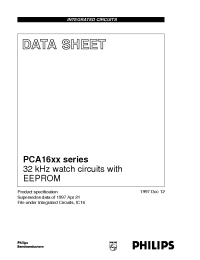 Datasheet PCA1602T/F2 manufacturer Philips