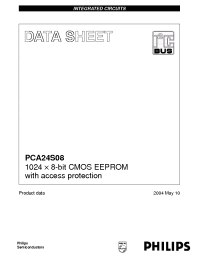 Datasheet PCA24S08 manufacturer Philips