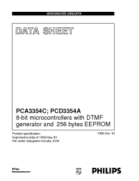 Datasheet PCA3354CH manufacturer Philips