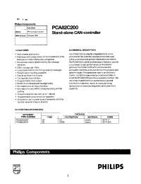 Datasheet PCA82C200P manufacturer Philips