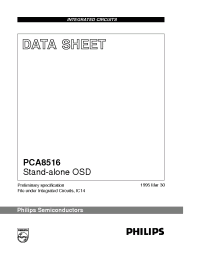Datasheet PCA8516T manufacturer Philips
