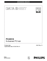 Datasheet PCA9516PW manufacturer Philips