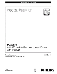 Datasheet PCA9534 manufacturer Philips
