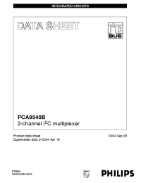 Datasheet PCA9540BD manufacturer Philips