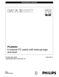 Datasheet PCA9543PW manufacturer Philips