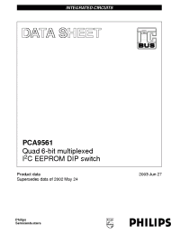 Datasheet PCA9561PW manufacturer Philips