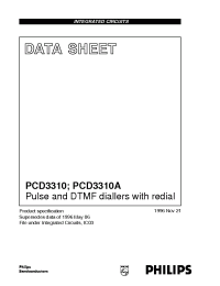 Datasheet PCD3310A manufacturer Philips