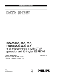 Datasheet PCD3351AT/056/F3 manufacturer Philips