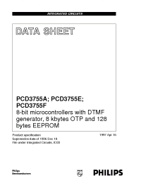 Datasheet PCD3755A manufacturer Philips