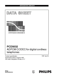 Datasheet PCD5032 manufacturer Philips