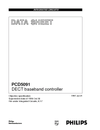 Datasheet PCD5091 manufacturer Philips