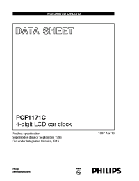 Datasheet PCF1171CT manufacturer Philips