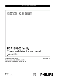 Datasheet PCF1252-1T/F4 manufacturer Philips