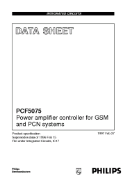 Datasheet PCF5075 manufacturer Philips