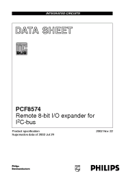 Datasheet PCF8574ATS manufacturer Philips