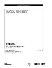 Datasheet PCF8584 manufacturer Philips