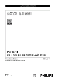 Datasheet PCF8811 manufacturer Philips