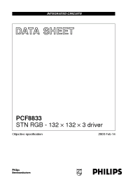 Datasheet PCF88332DA manufacturer Philips