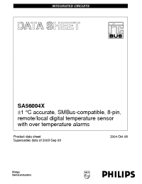 Datasheet SA56004FD manufacturer Philips